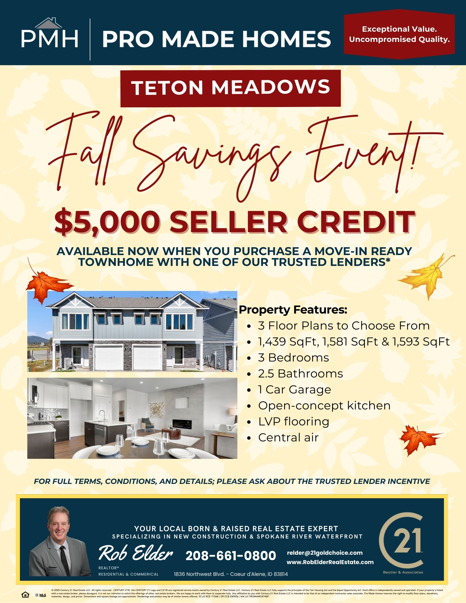 Teton Meadows Falls Savings event Teton Meadows Falls Savings event